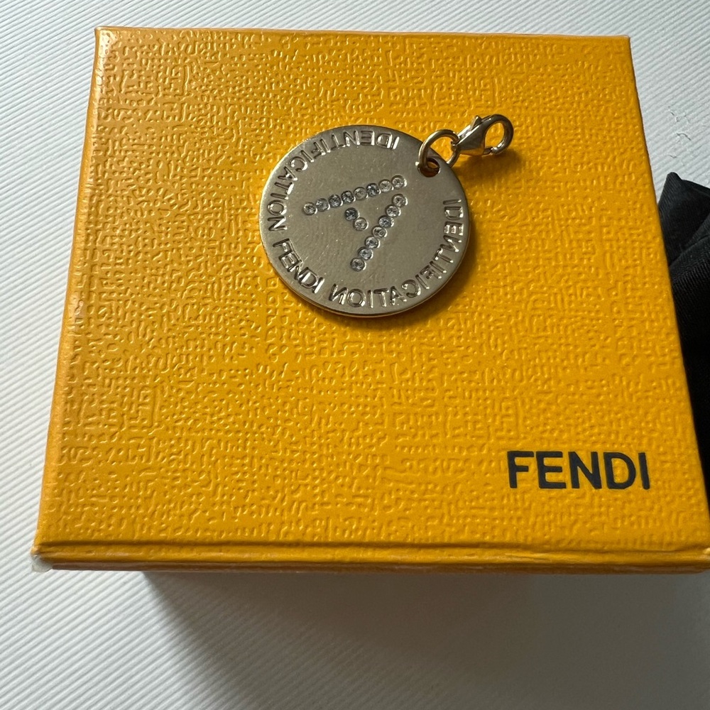 FENDI authentic Jewelry | Fendi Identification letter A Charm Gold Plated | - Picture 8 of 12